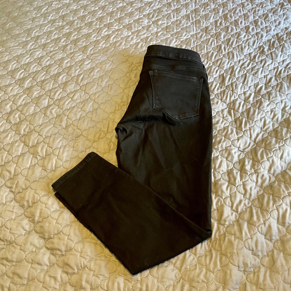 Low-Rise Rockstar Super Skinny Jeans Size 14 Short